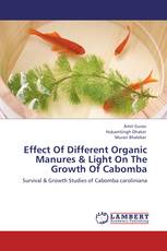 Effect Of Different Organic Manures & Light On The Growth Of Cabomba