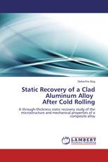 Static Recovery of a Clad Aluminum Alloy   After Cold Rolling