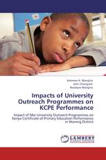 Impacts of University Outreach Programmes on KCPE Performance