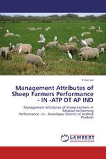 Management Attributes of Sheep Farmers Performance  - IN -ATP DT AP IND