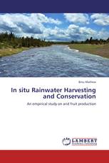 In situ Rainwater Harvesting and Conservation