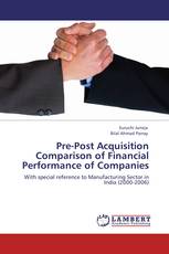 Pre-Post Acquisition Comparison of Financial Performance of Companies