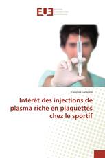 Intérêt des injections de plasma riche en plaquettes chez le sportif