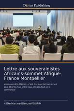 Lettre aux souverainistes Africains-sommet Afrique-France Montpellier
