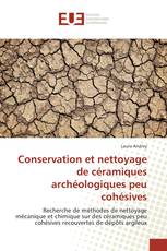 Conservation et nettoyage de céramiques archéologiques peu cohésives