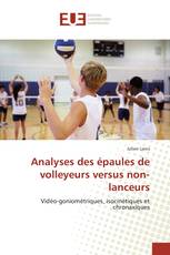 Analyses des épaules de volleyeurs versus non-lanceurs