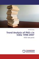 Trend Analysis of PhD s in India 1998-2007
