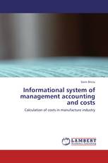 Informational system of management accounting and costs