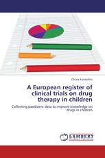 A European register of clinical trials on drug therapy in children