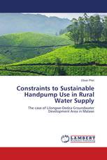 Constraints to Sustainable Handpump Use in Rural Water Supply