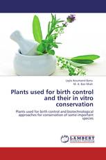 Plants used for birth control and their in vitro conservation