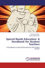 Special Needs Education: A Handbook for Student Teachers