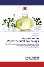 Procedures in Phytochemical Screenings