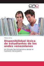Disponibilidad léxica de estudiantes de los andes venezolanos