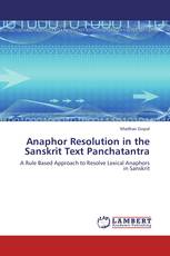 Anaphor Resolution in the Sanskrit Text Panchatantra