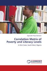 Correlation Matrix of Poverty and Literacy Levels