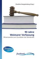 90 Jahre Weimarer Verfassung