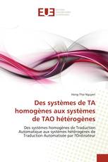 Des systèmes de TA homogènes aux systèmes de TAO hétérogènes