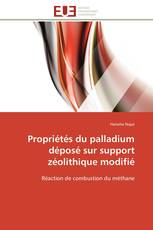 Propriétés du palladium déposé sur support zéolithique modifié