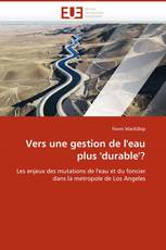 Vers une gestion de l''eau plus ''durable''?