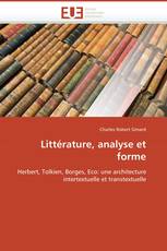 Littérature, analyse et forme