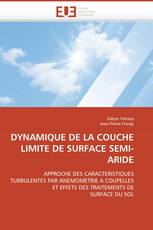 DYNAMIQUE DE LA COUCHE LIMITE DE SURFACE SEMI-ARIDE