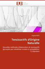 Tensioactifs d''Origine Naturelle