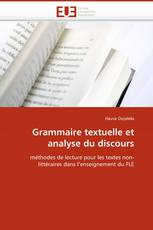 Grammaire textuelle et analyse du discours