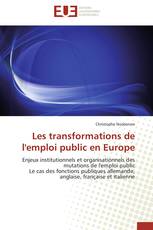 Les transformations de l'emploi public en Europe