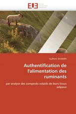 Authentification de l'alimentation des ruminants