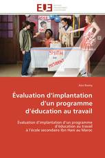 Évaluation d’implantation d’un programme d’éducation au travail