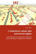 L'isolement urbain des personnes âgées