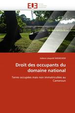 Droit des occupants du domaine national