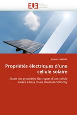 Propriétés électriques d'une cellule solaire