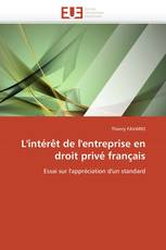 L'intérêt de l'entreprise en droit privé français