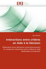 Interactions entre critères en Aide à la Décision