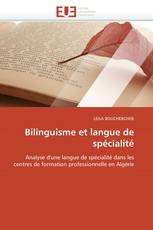 Bilinguisme et langue de spécialité