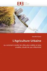 L'Agriculture Urbaine