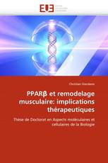 PPARβ et remodelage musculaire: implications thérapeutiques