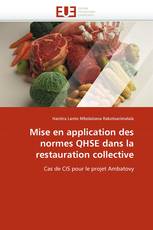 Mise en application des normes QHSE dans la restauration collective