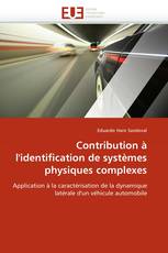 Contribution à l'identification de systèmes physiques complexes