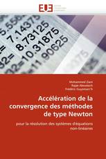 Accélération de la convergence des méthodes de type Newton