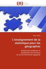 L'enseignement de la statistique pour les géographes