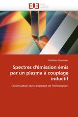 Spectres d'émission émis par un plasma à couplage inductif