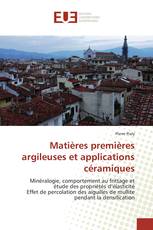 Matières premières argileuses et applications céramiques