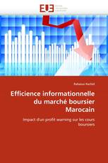Efficience informationnelle du marché boursier Marocain