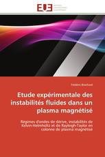 Etude expérimentale des instabilités fluides dans un plasma magnétisé