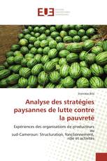 Analyse des stratégies paysannes de lutte contre la pauvreté