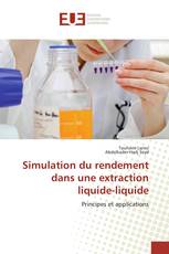 Simulation du rendement dans une extraction liquide-liquide