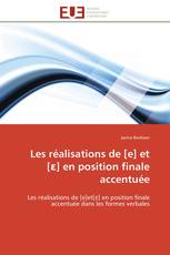 Les réalisations de [e] et [ε] en position finale accentuée